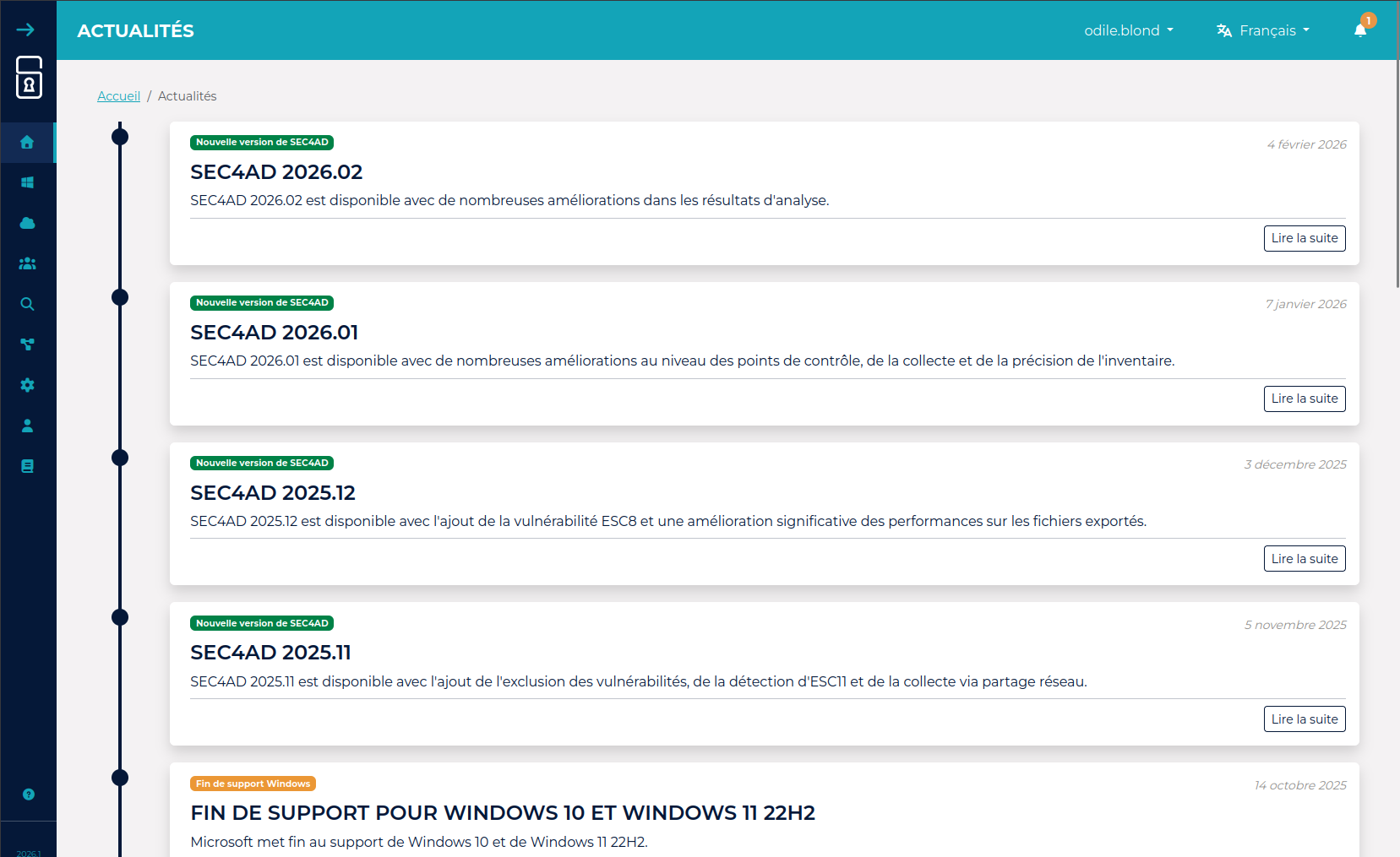 Intégration des nouvelles CVE Microsoft
